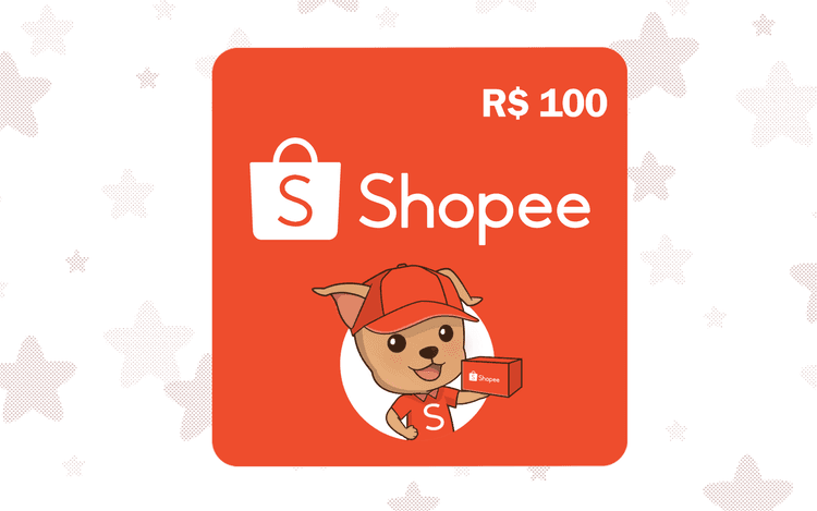 Gift Card Shopee - Vale Presente R$ 100