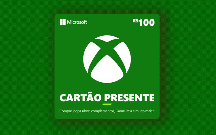 R$ 100 Gift Card Xbox - Cartão Presente Digital