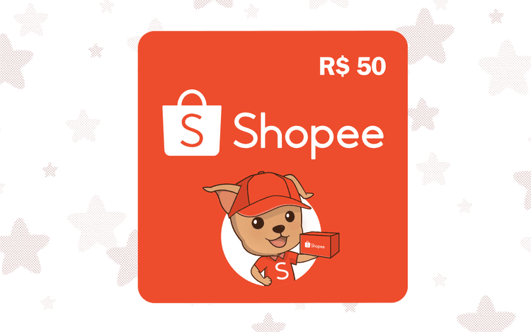 Gift Card Shopee - Vale Presente R$ 50