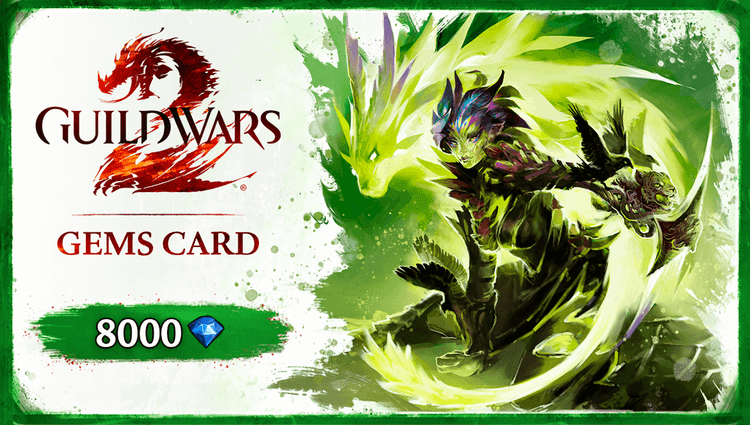 Guild Wars 2: Pacote de 8.000 Gems