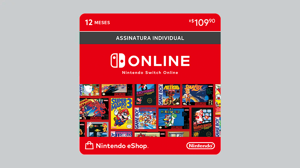 Nintendo Switch Online - 12 Meses