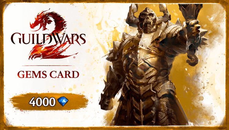 Guild Wars 2: Pacote de 4.000 Gems