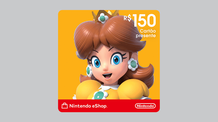 R$150 Nintendo eShop - Cartão Presente