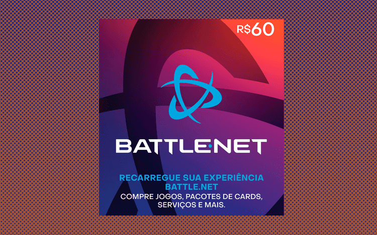 Cartão Presente Battle.Net – R$ 60 [Exclusivo Brasil]