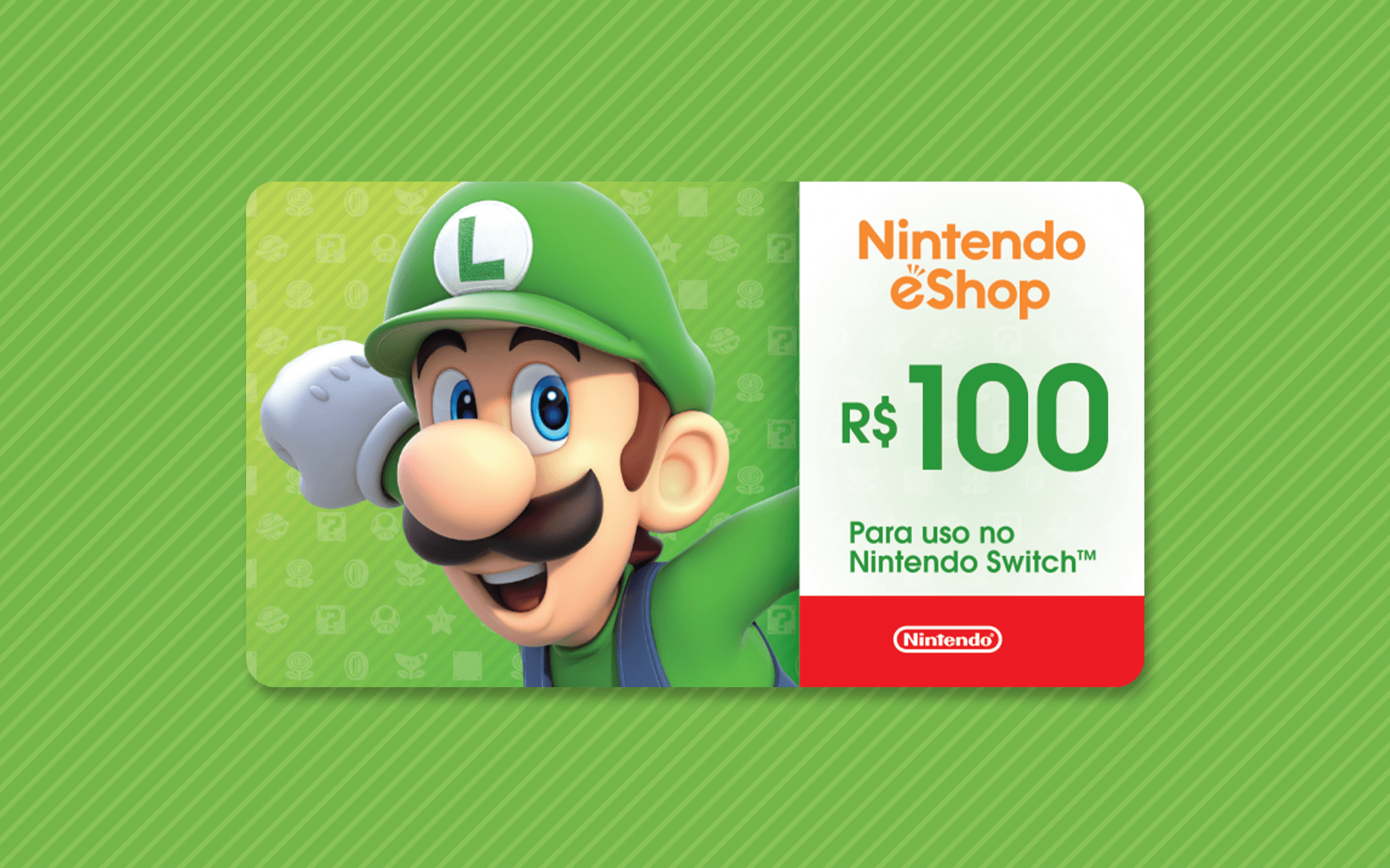 R$100 Nintendo eShop - Cartão Presente