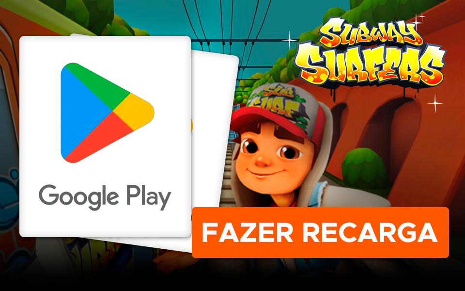 Recarga Subway Surfers com Google Play no Hype Games!